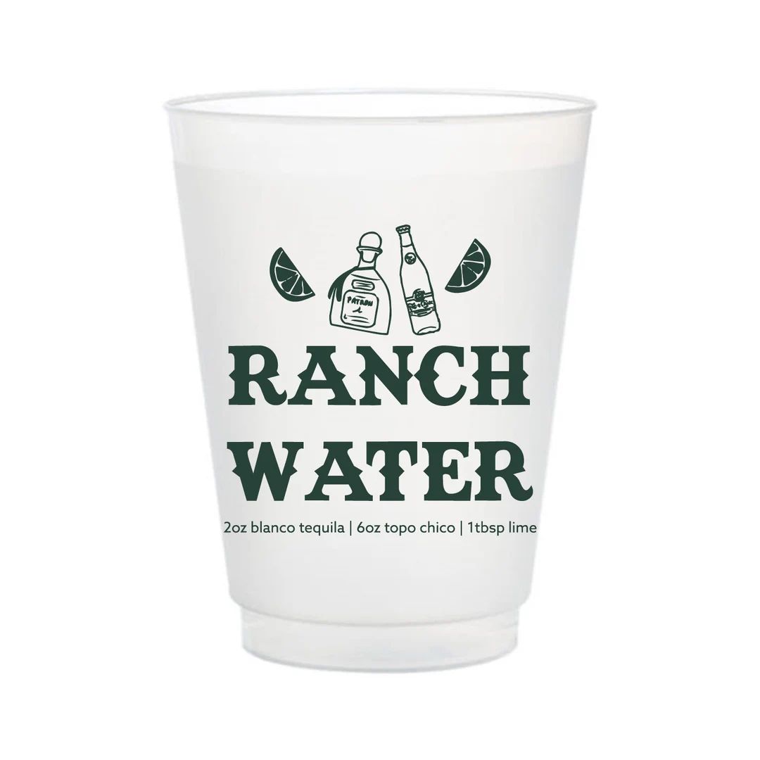 Ranch Water Cups: Pack of 6 | Etsy (US)
