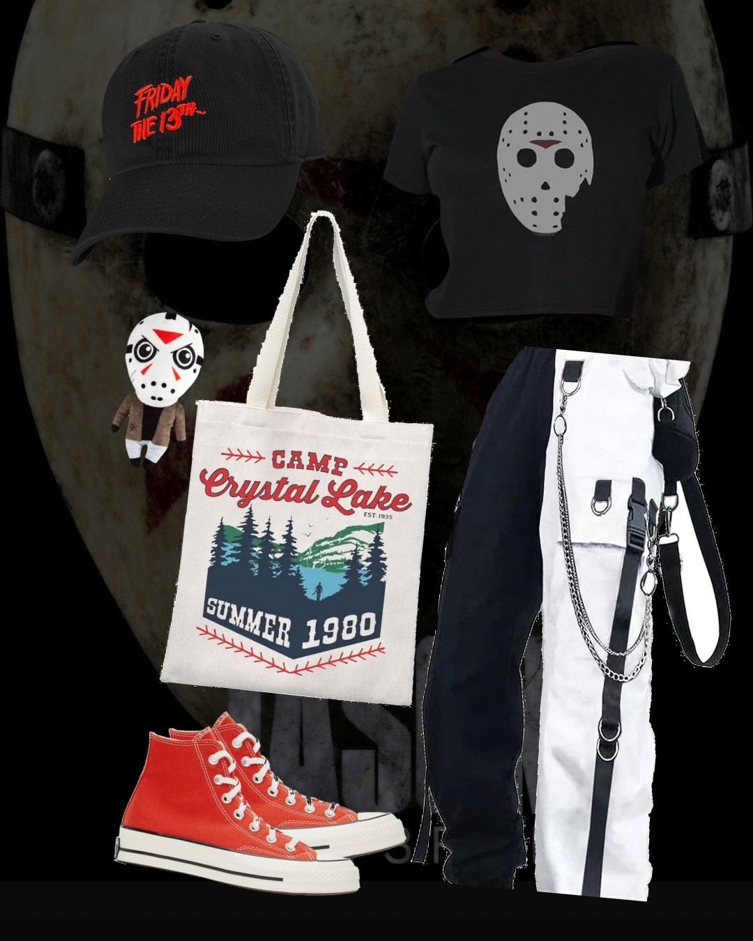 On my way to Camp Crystal Lake. Wish me luck! 👀❤️🖤