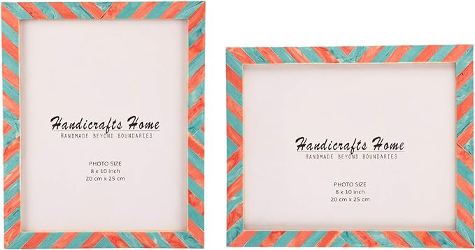 Handicrafts Home Photo Picture Frames 8x10 Candy Cane Melon Twist 2 Pack | Amazon (US)