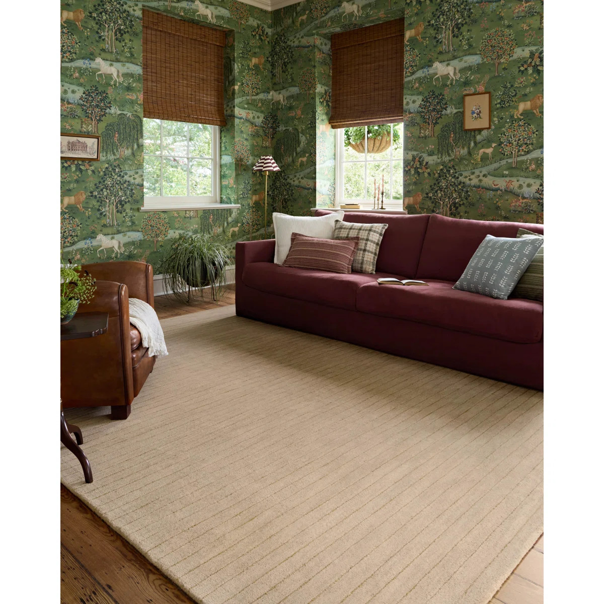Chris Loves Julia x Loloi Henry Beige / Wheat Area Rug | Wayfair North America
