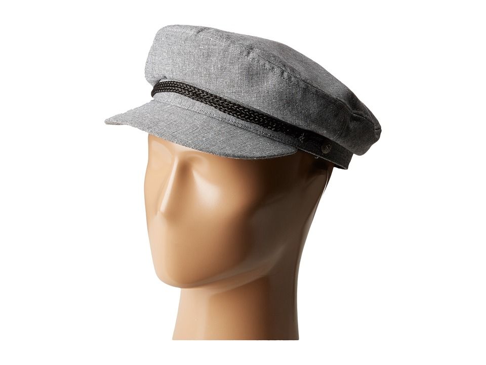 Brixton - Fiddler (Grey Chambray) Traditional Hats | 6pm