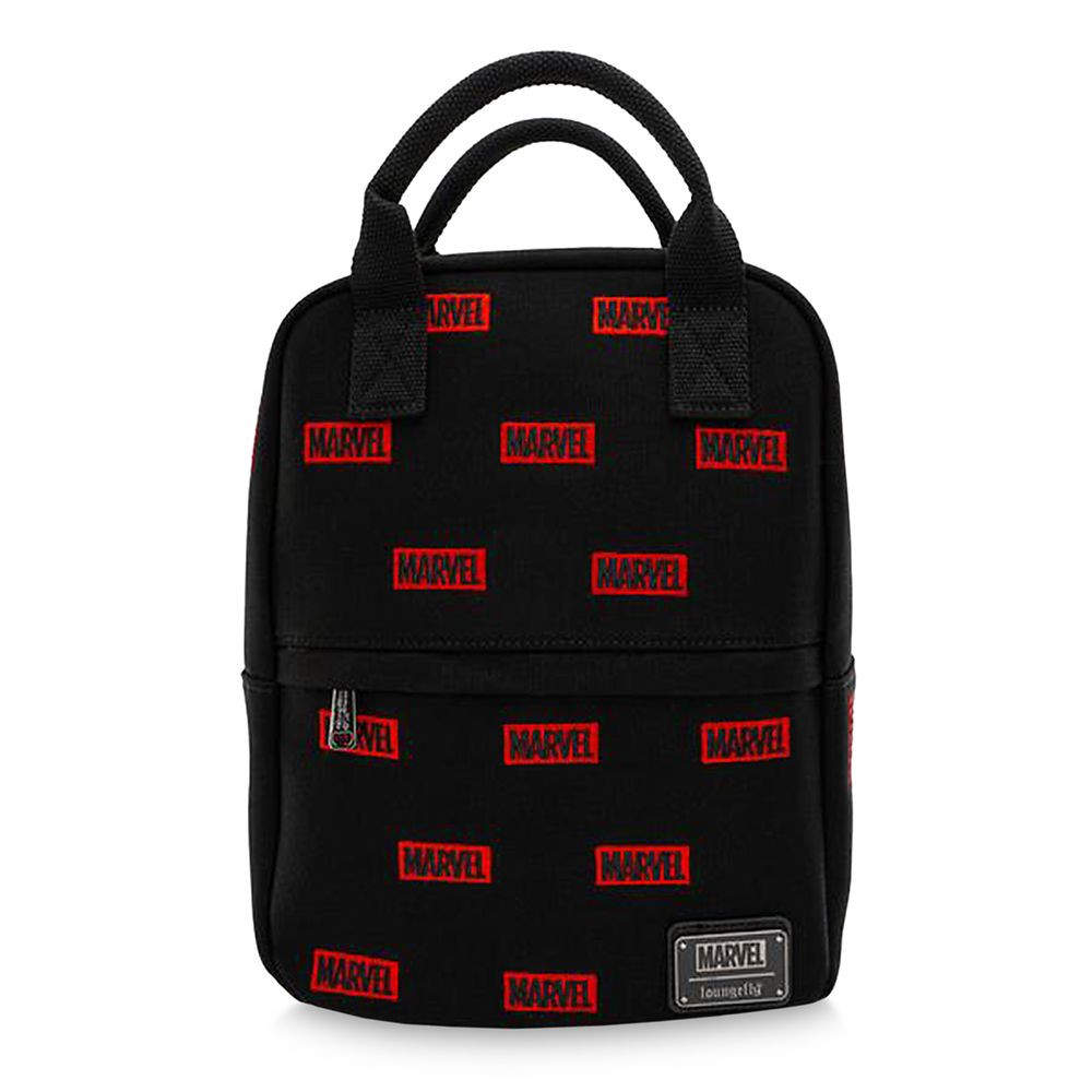 Marvel Logo Loungefly Canvas Mini Backpack | Disney Store