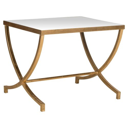 Levesque Side Table, Gold | One Kings Lane