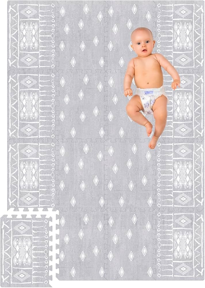 Premium Soft Foam Play Mat for Baby, 5.6 x 4 ft, Easy to Clean - The Perfect Modern Foam Playmat ... | Amazon (US)