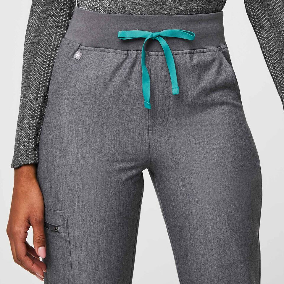 Women’s High Waisted Zamora Jogger Scrub Pants™ - Graphite · FIGS | FIGS
