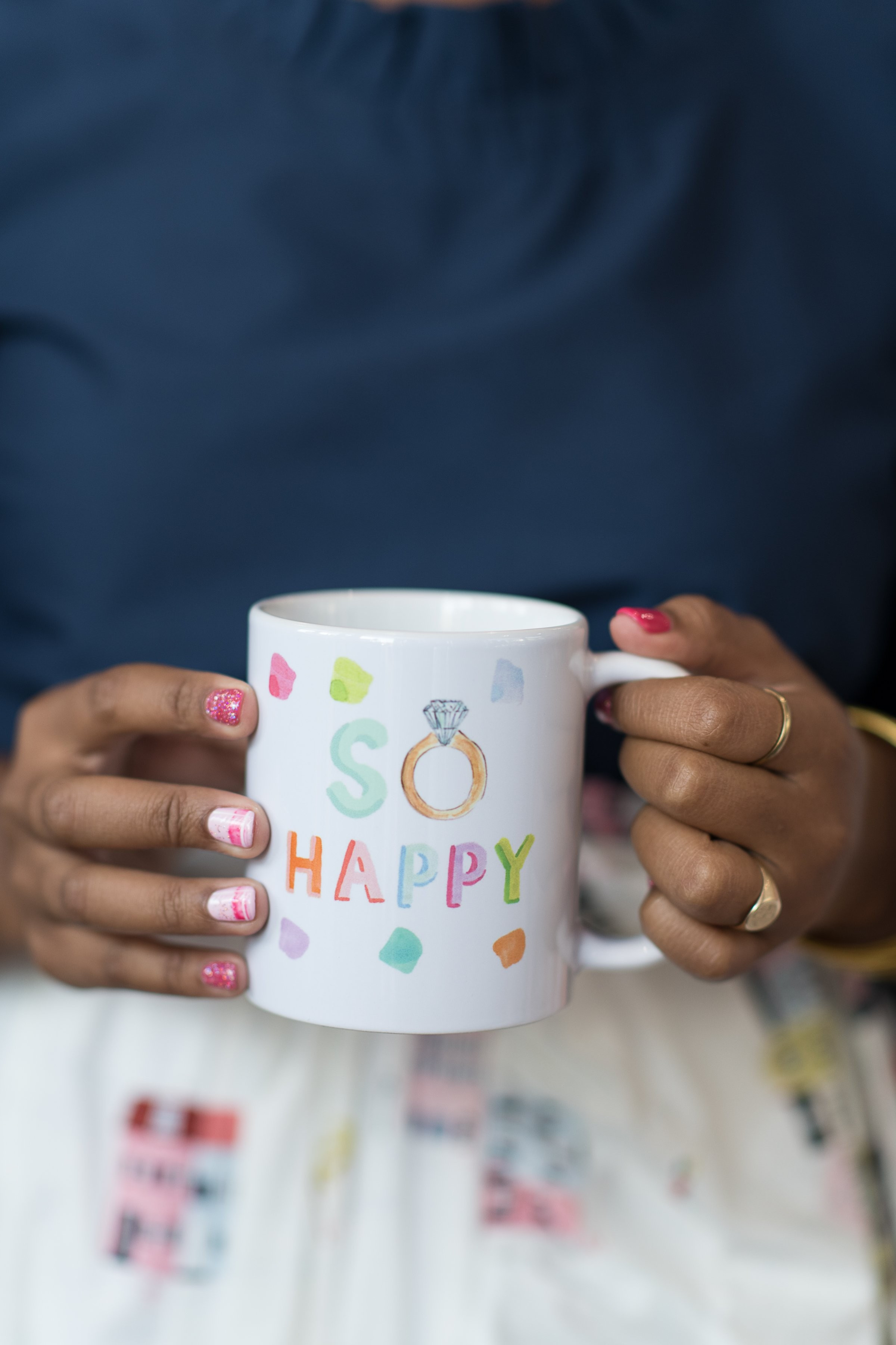 Engagement Mug By Evelyn Henson | The Tiny Tassel