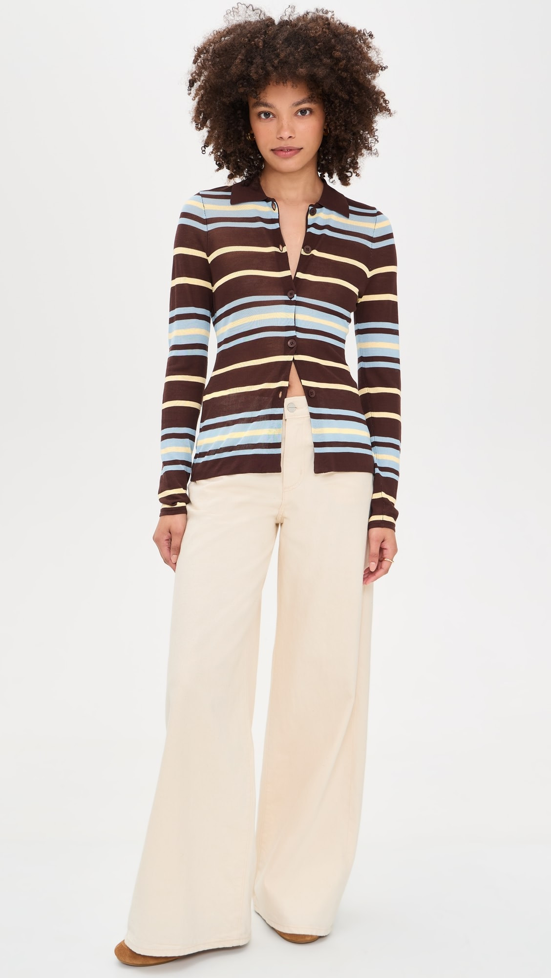 Sue-Ellen Sheer Knitted Top | Shopbop