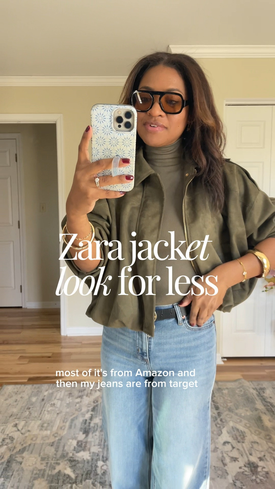 Jacket and jeans restocked! I am wearing a small in jacket and size 4 in jeans

#LTKgrwm #LTKootd #LTKOver40