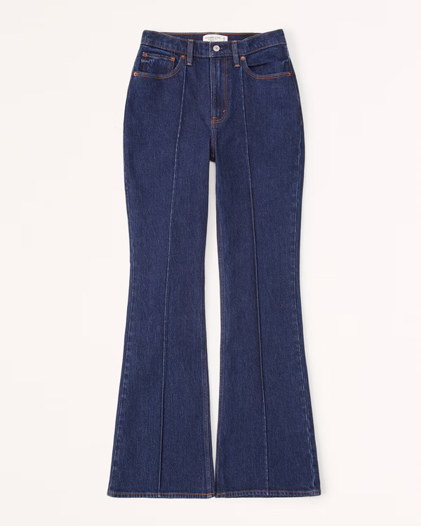 Curve Love High Rise Vintage Flare Jean | Abercrombie & Fitch (US)