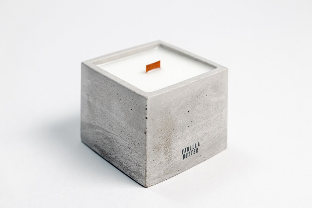 Personalized Message  Square Candle  Concrete Candle - Etsy | Etsy (US)