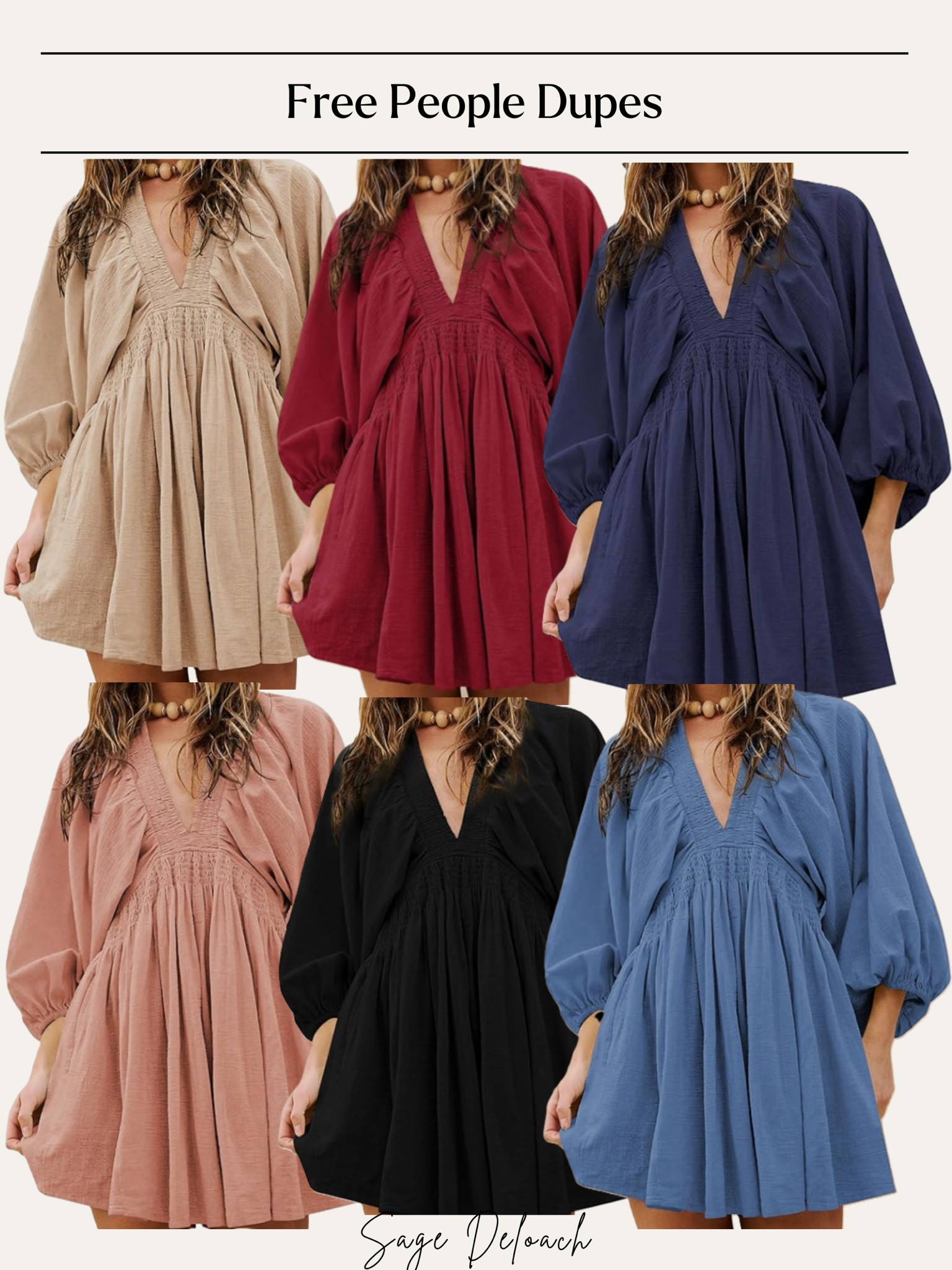 Free People dupes 

#LTKFindsUnder50
