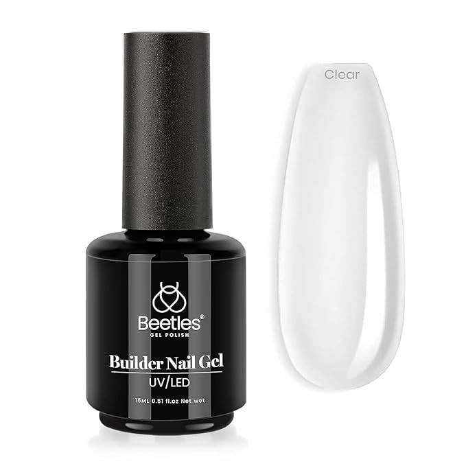 beetles Gel Polish Beetles Builder Gel 7 in 1 Nail Builder Strengthener Gel Clear Color Hard Gel ... | Amazon (US)