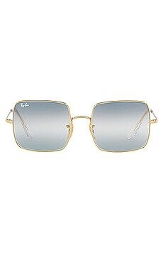 Ray-Ban Rectangle in Arista & Clear Gradient Blue from Revolve.com | Revolve Clothing (Global)