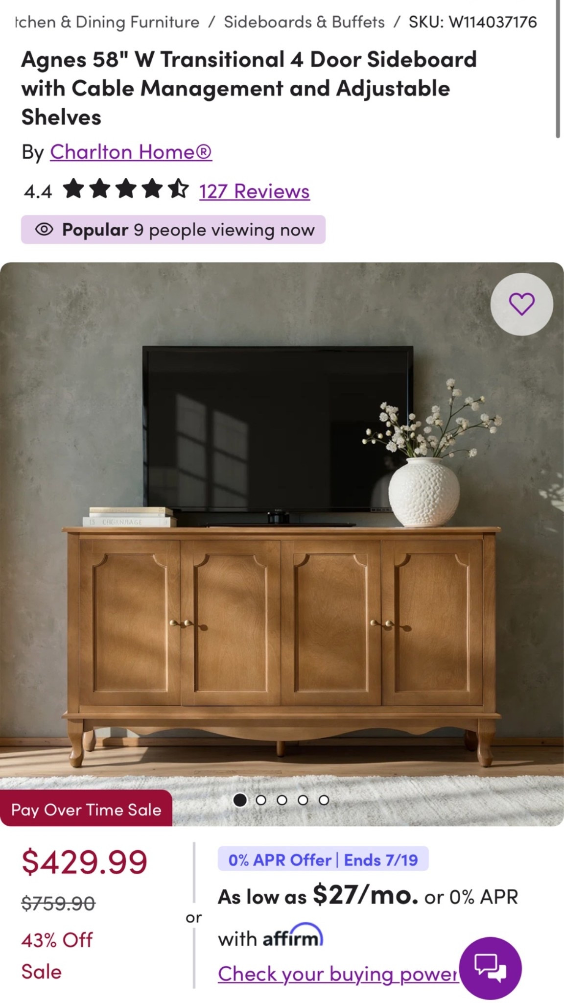 new tv stand!