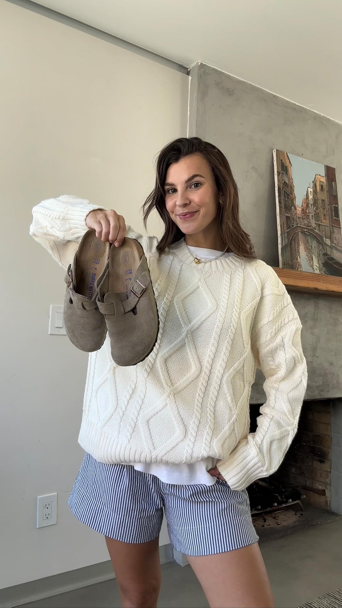 BTFBM Casual Women Long Sleeve Sweater 2024 Fall Ribbed Knit Pullover Loose Crewneck Cable Sweate... | Amazon (US)