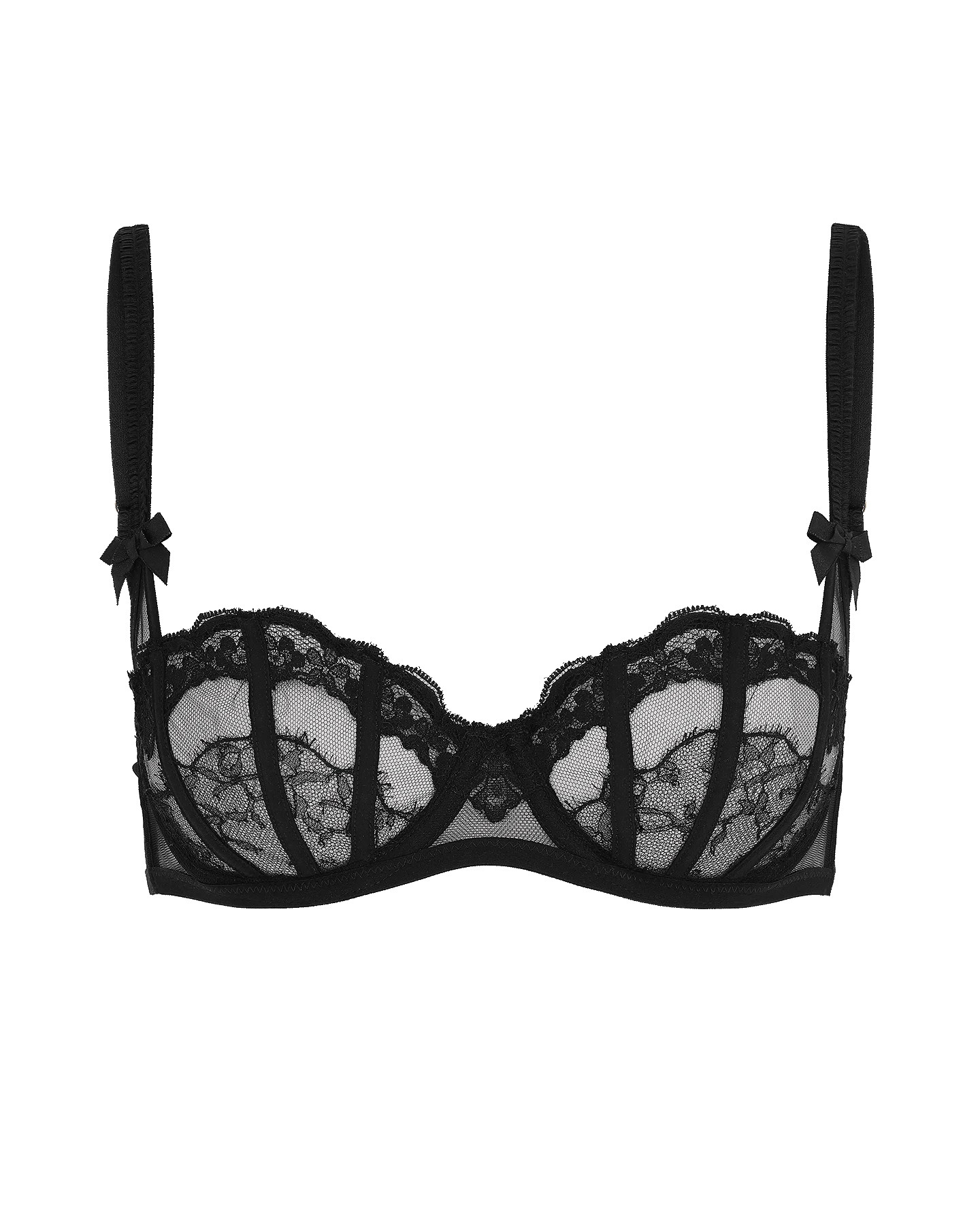 Mariann Balconette Underwired Bra in Black | By Agent Provocateur | Agent Provocateur (UK)