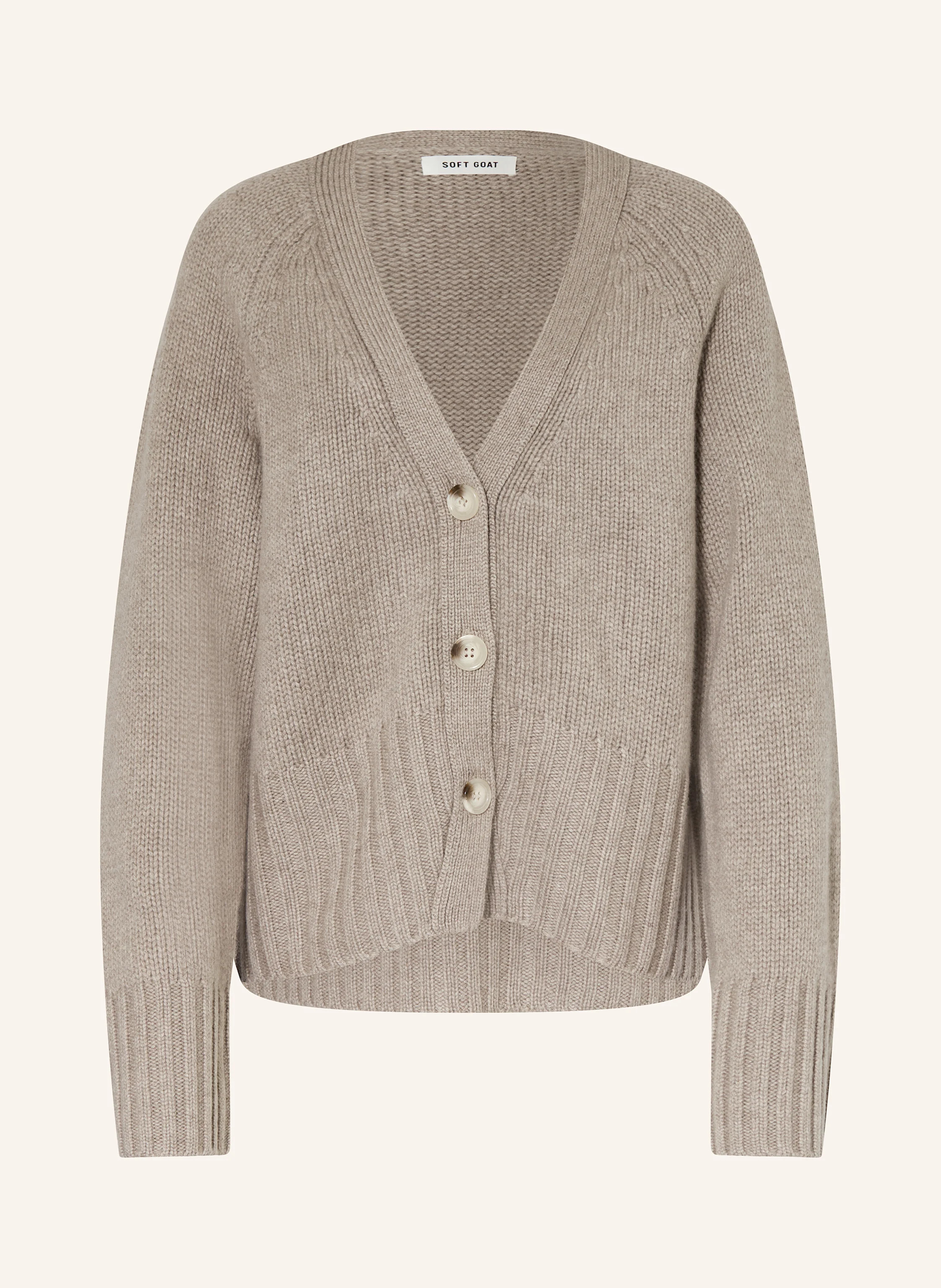 SOFT GOAT Strickjacke aus Cashmere in grau | Breuninger (DACH)
