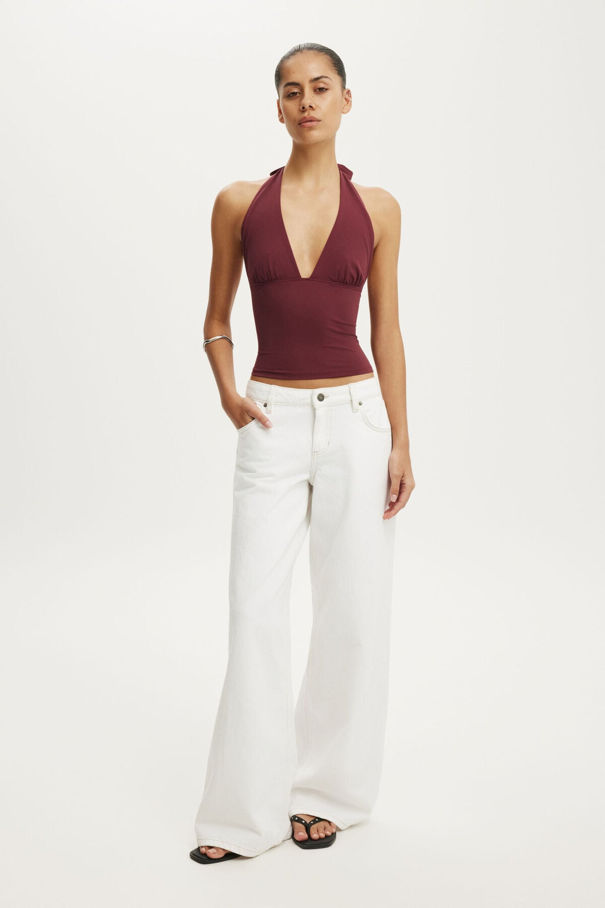 Hold Me Gathered Halter | Cotton On (US)