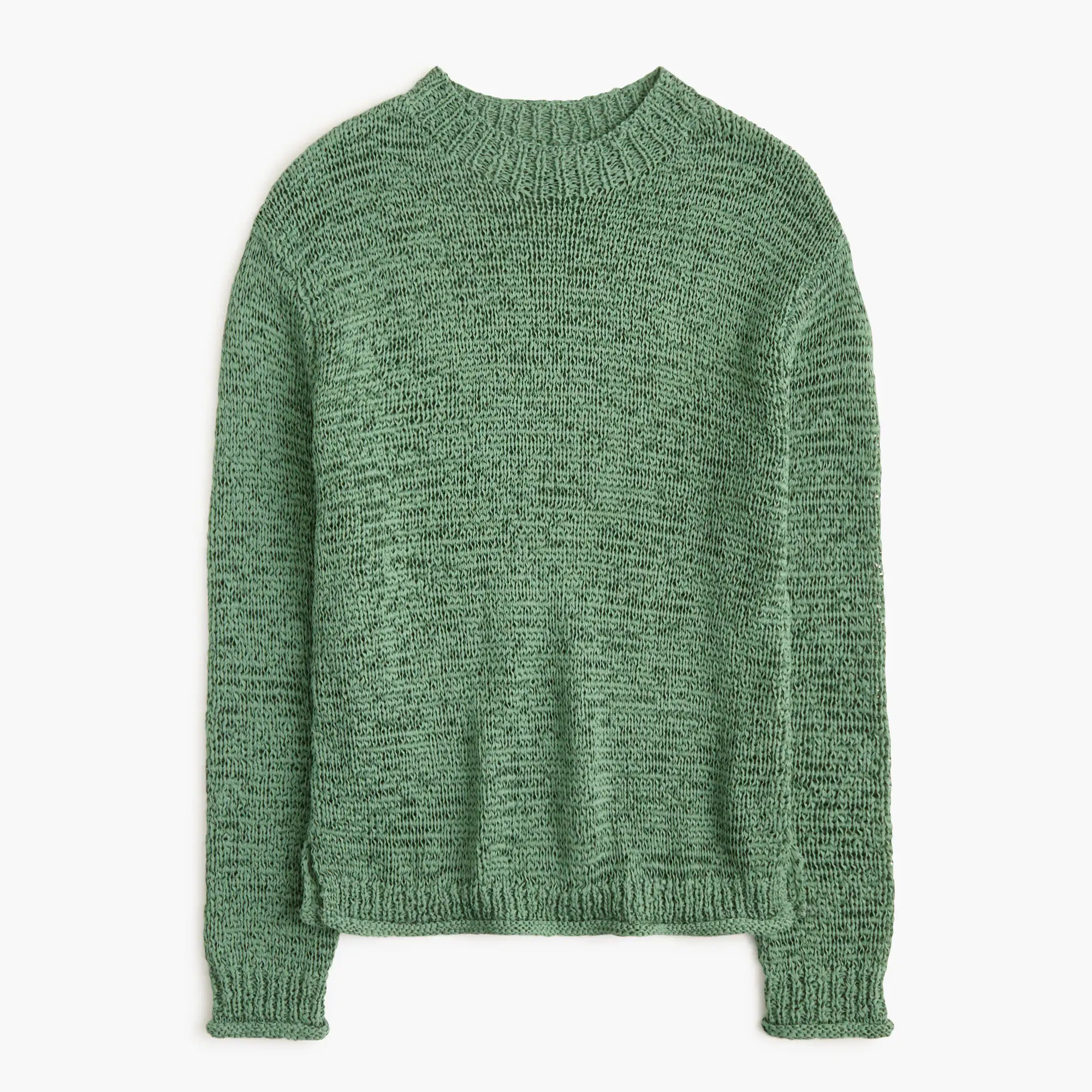 Tape yarn crewneck sweater | J.Crew Factory