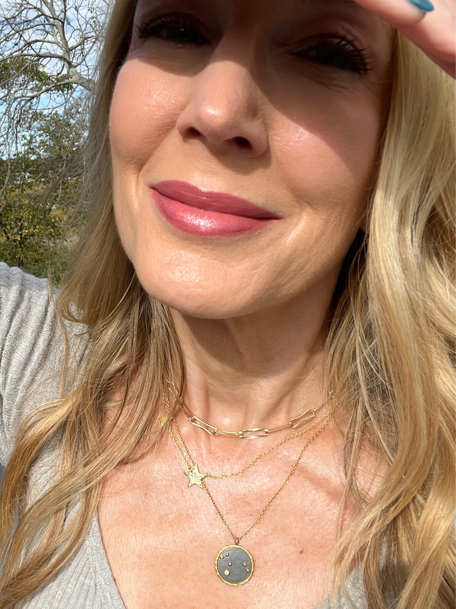 Sephora Sale Makeup Try-On + My Necklaces! 
Wearing IT Cosmetics CC+ Nude Glow in Light Medium
Saie Dew Blush in Rosy
Saie Glowy Super Gel in Starglow
Peter Thomas Roth Instant Firm-Ex Primer
Anastasia Lipstick in Hush Rose
Tarte Tubing Mascara

I love this combination of necklaces for fall, they’re 3 separate necklaces that look great together! The pendant is my zodiac sign! Also linked another zodiac pendant & my top (wearing xs)!

#LTKSeasonal #LTKGiftGuide #LTKstyletip