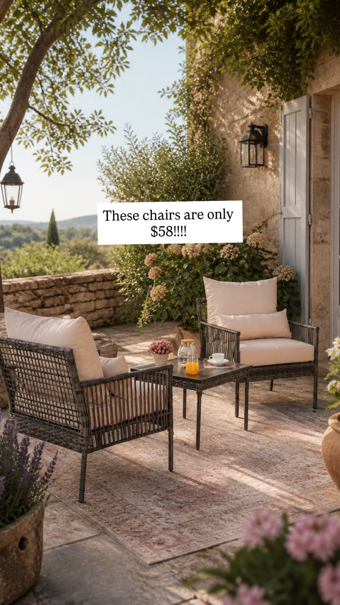 I cannot believe these chairs are only $58, also comes in a three-piece set. They also have great reviews and look very comfy.

#LTKSaleAlert #LTKHome