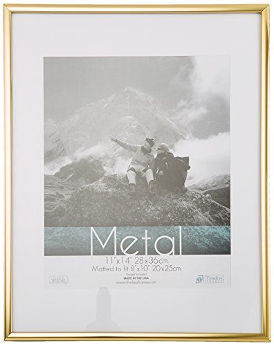 Timeless Frames Metal Wall Photo Frame, 11 by 14-Inch, Gold | Amazon (US)