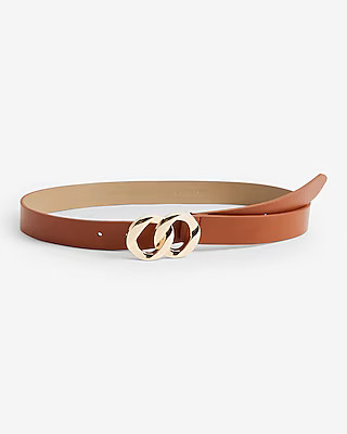 Skinny Interlocking Double O-Ring Belt | Express