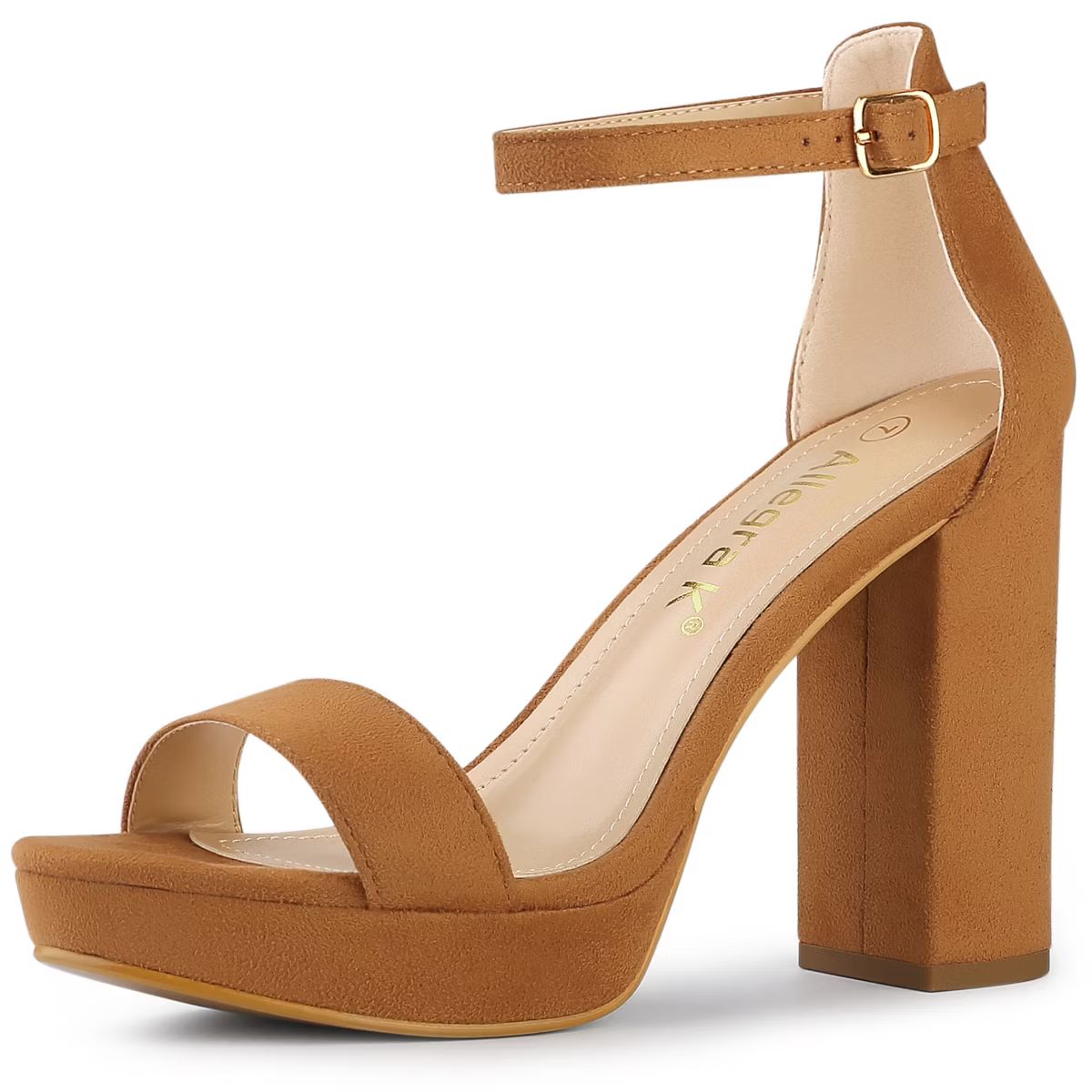 Allegra K Women's Ankle Strap Platform Chunky Heels | Target