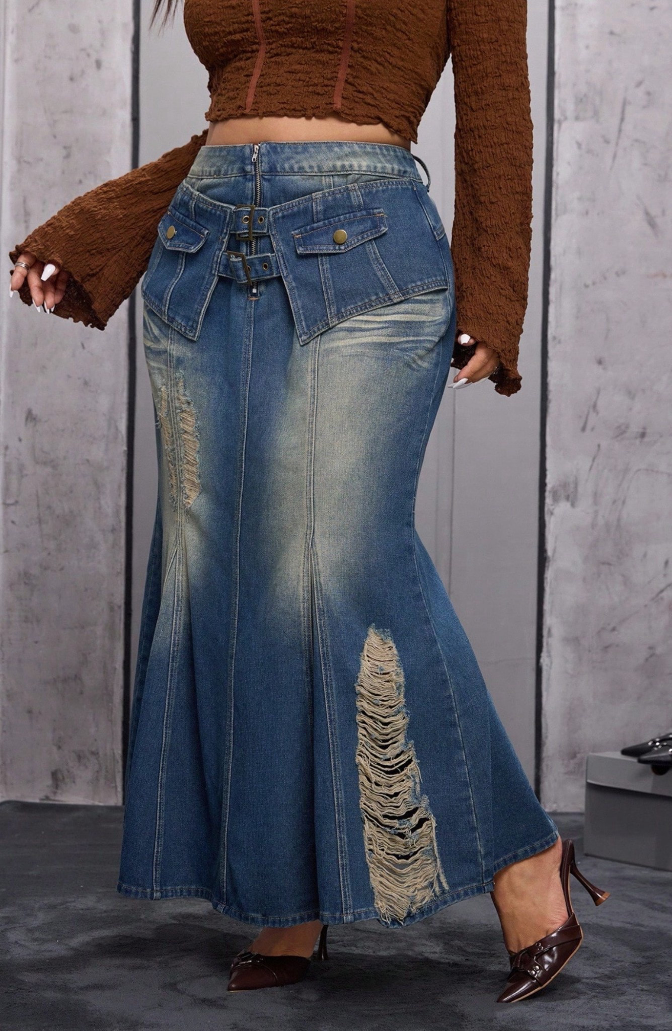 Denim Skirt

#LTKPlusSize #LTKMidsize #LTKStyleTip