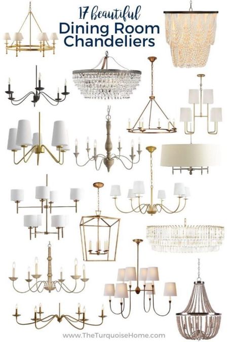 These are some of my favorite chandeliers in various styles.

#LTKhome