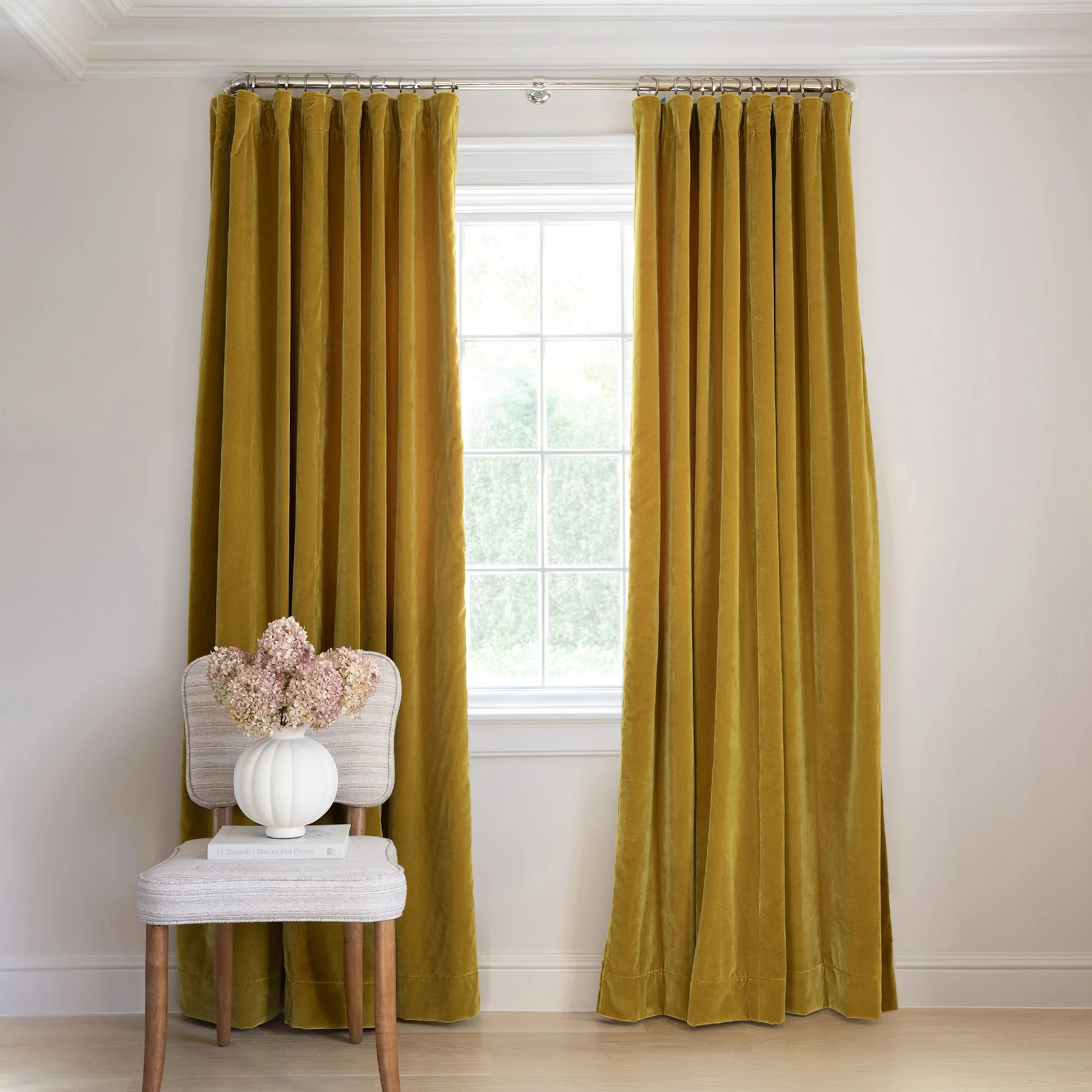 Citron Velvet
                Custom Curtain | Pepper
