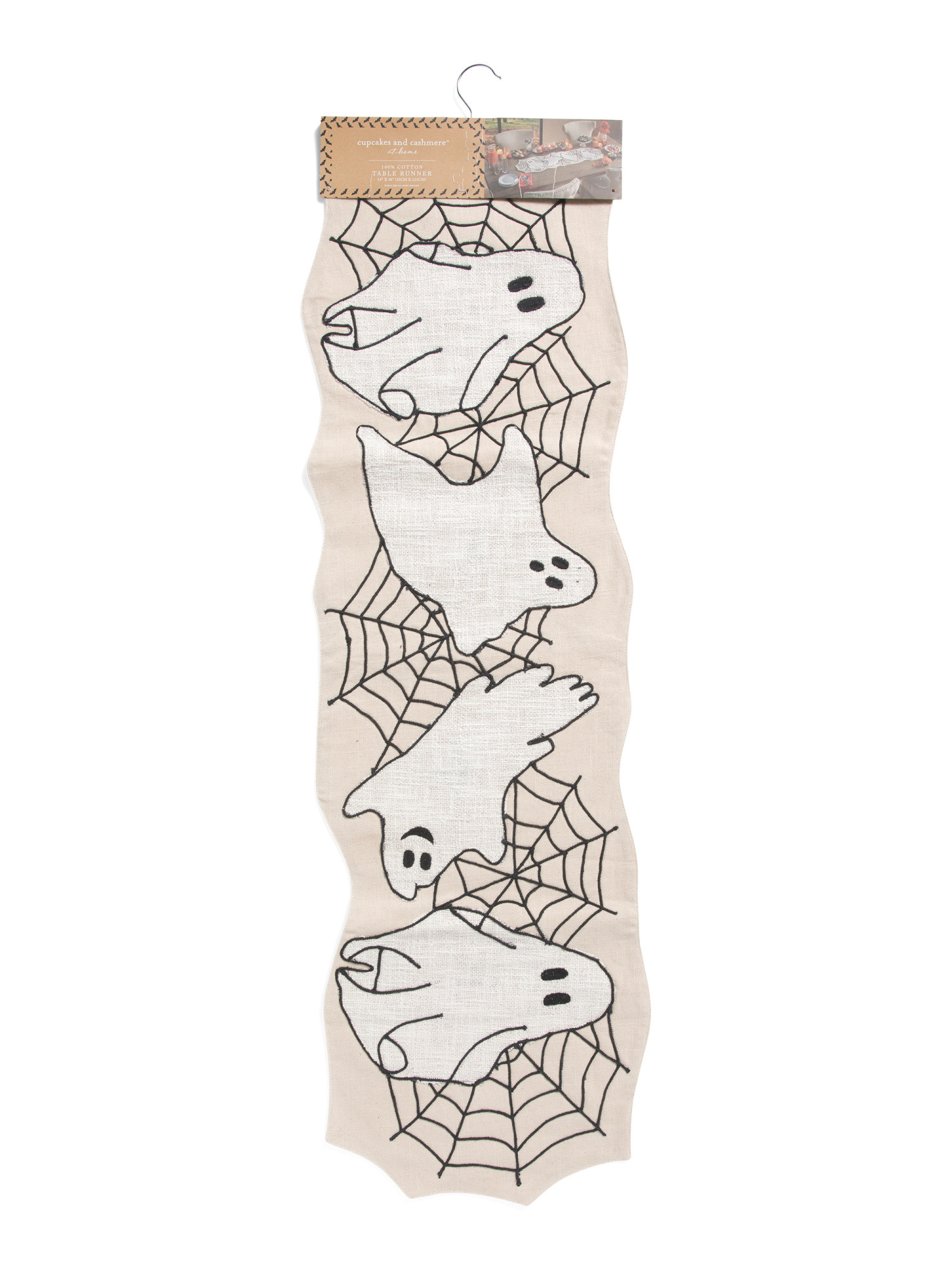 Ghosts And Webs Shaped Centerpiece Table Runner | Marshalls