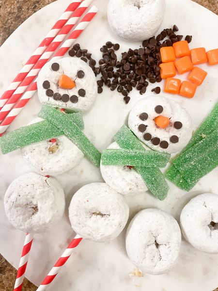 ⛄️My boys LOVED these super fun powdered donut snowmen! Fun to make and eat. Add everything to your next grocery pickup.

#LTKHoliday #LTKkids #LTKfamily