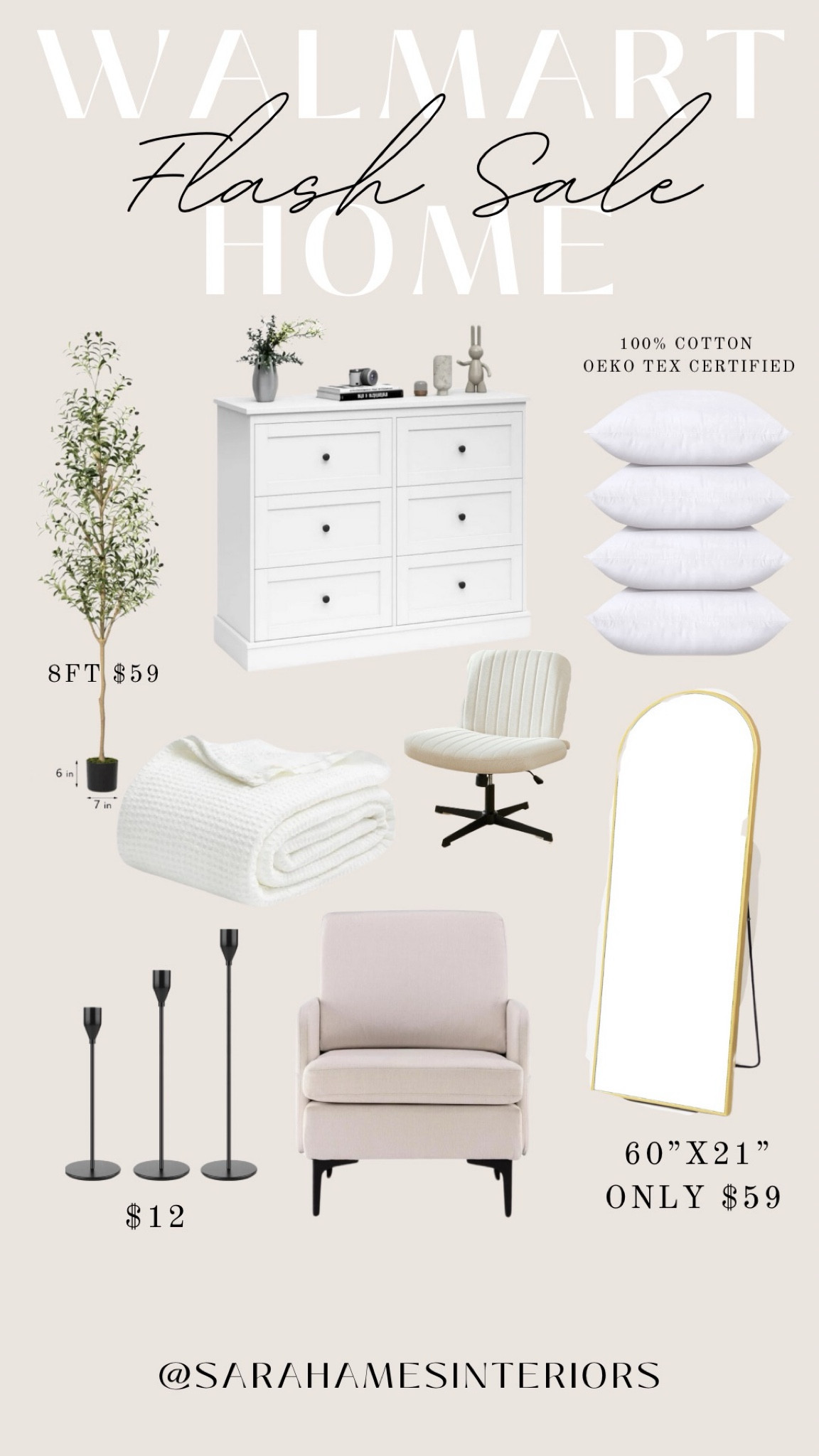 Walmart Flash Deals! I love that waffle blanket and those candle sticks! I can’t believe that 8ft olive tree is only $59.

#walmarthome #walmartsale #homedecor #fauxplant #decorsale

#LTKsalealert #LTKstyletip #LTKhome