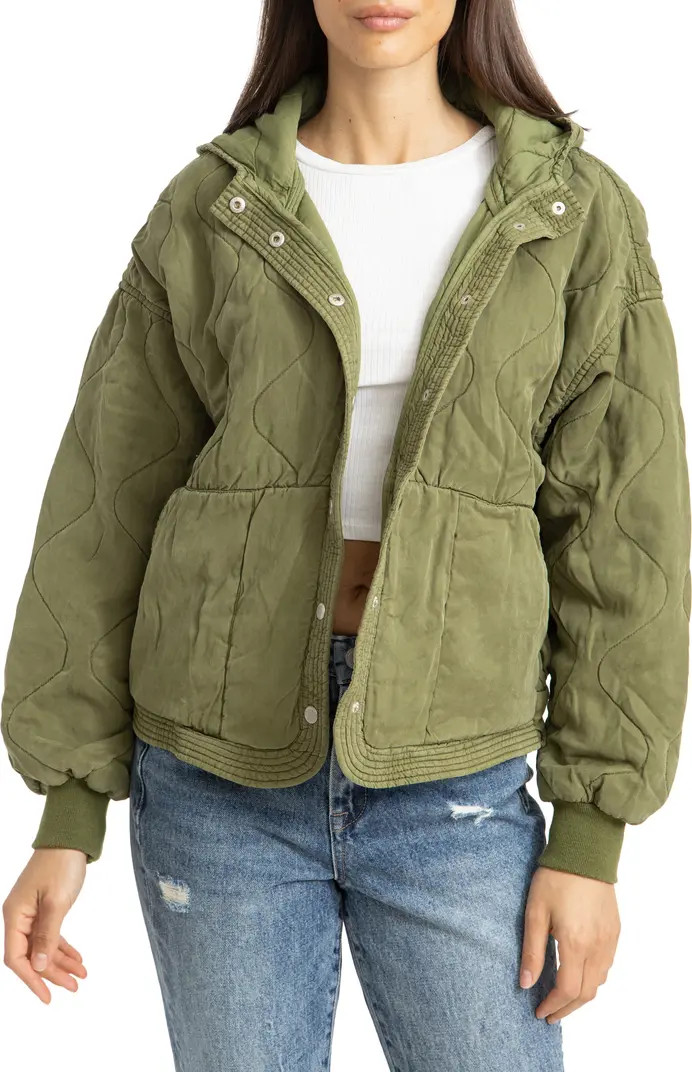 BLANKNYC Quilted Hooded Jacket | Nordstrom | Nordstrom