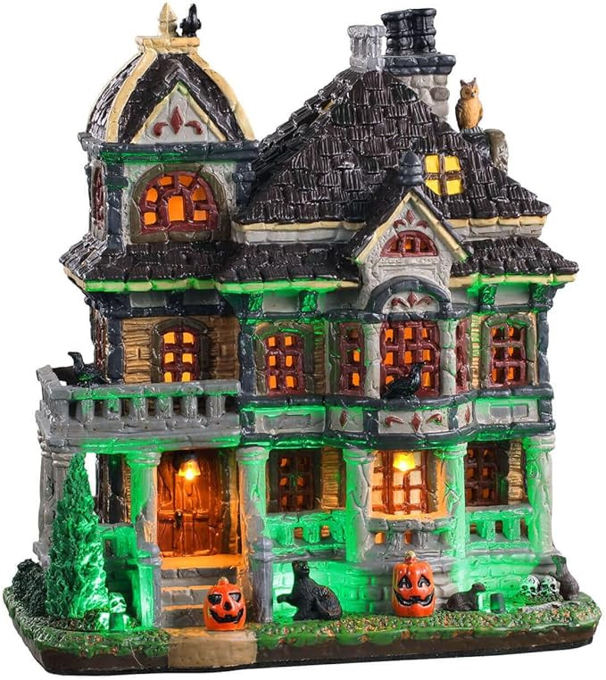 Lemax Grimsbury Haunted House, with 4.5V Adaptor #05609 | Amazon (US)