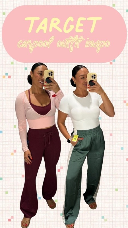 Target carpool outfit inspo. These looks are cute and comfy for running errands, heading to work, or picking up the kids.

#LTKSeasonal #LTKdayinmylife #LTKootd