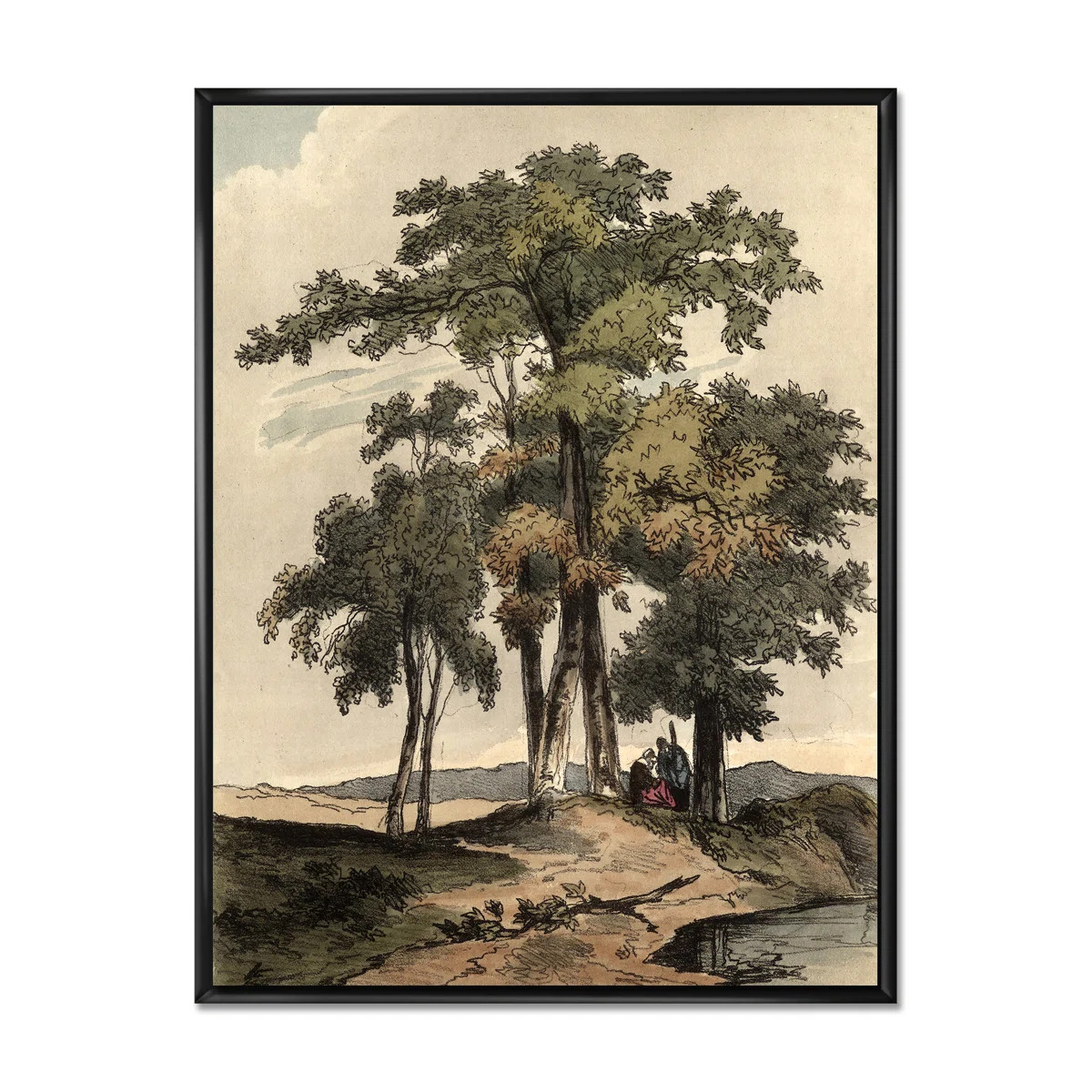 East Urban Home Vintage Images of Old Trees I - Painting on Canvas & Reviews | Wayfair | Wayfair North America