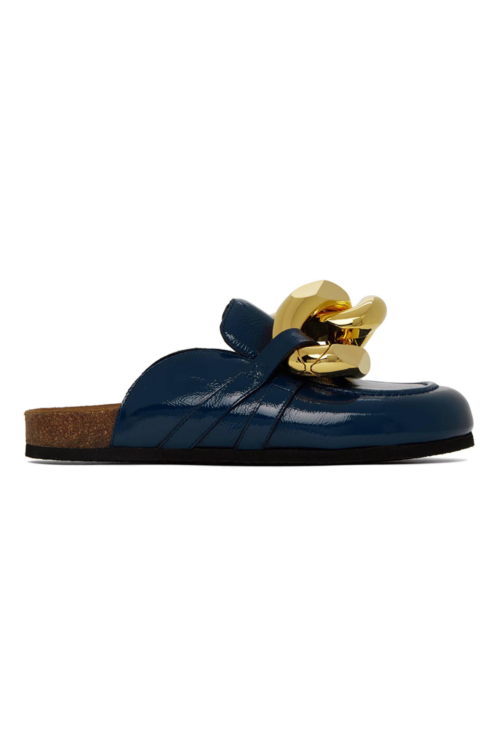 Blue Chain Loafers | SSENSE