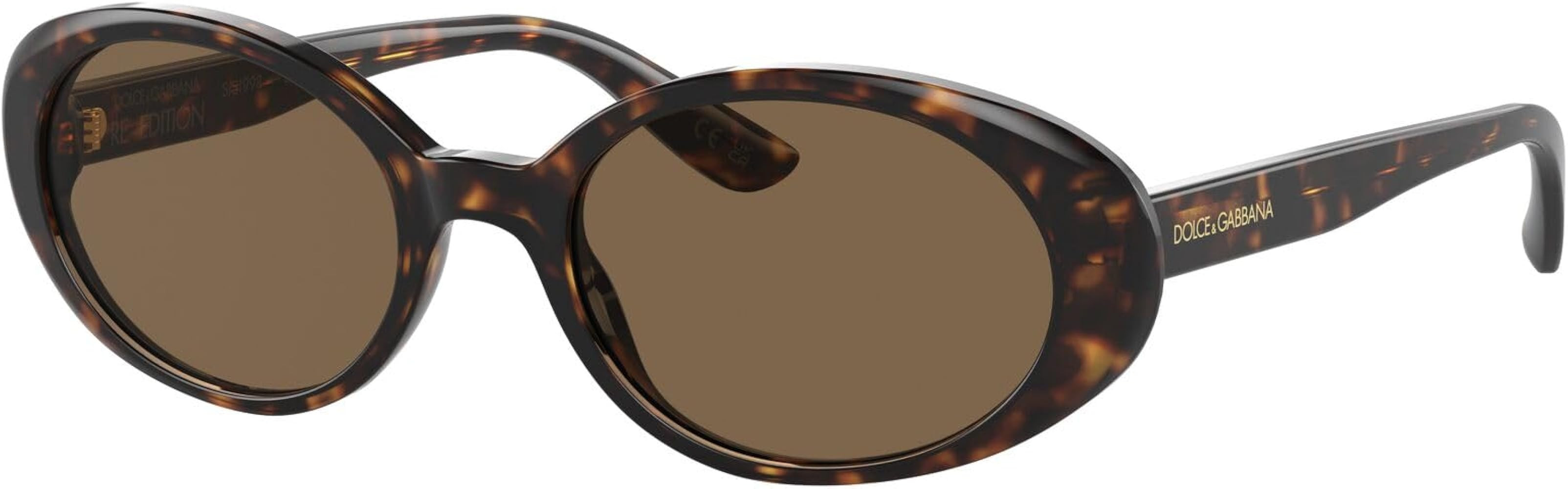Dolce & Gabbana DG 4443 Havana/Dark Brown 52/19/140 women Sunglasses | Amazon (US)