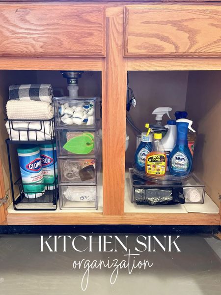 Kitchen sink organization, organizing bins, Amazon finds #getorganized 

#LTKhome