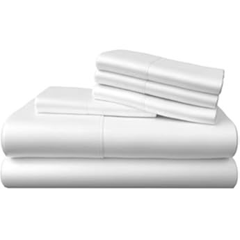 Hotel Sheets Direct 100% Bamboo Sheets - Queen Size Sheet and Pillowcase Set - Cooling, 4-Piece Bedd | Amazon (US)