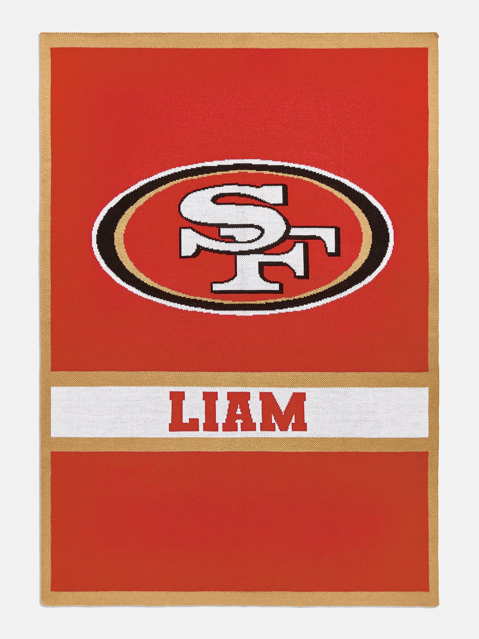 San Francisco 49ers NFL Custom Blanket - San Francisco 49ers | BaubleBar (US)