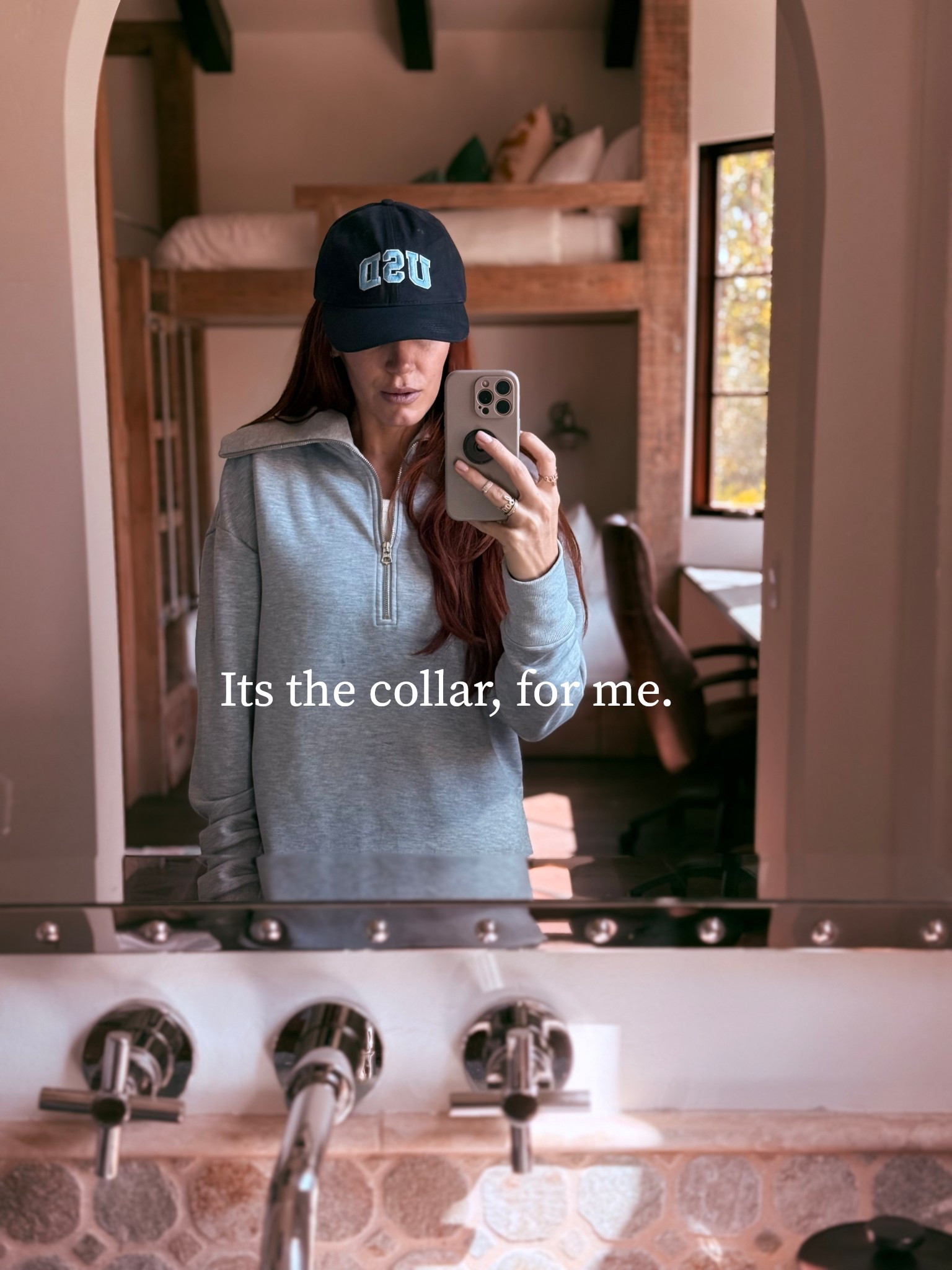 It’s the oversized collar giving sailor- love it.
My tank has a built in bra and is so comfy! 