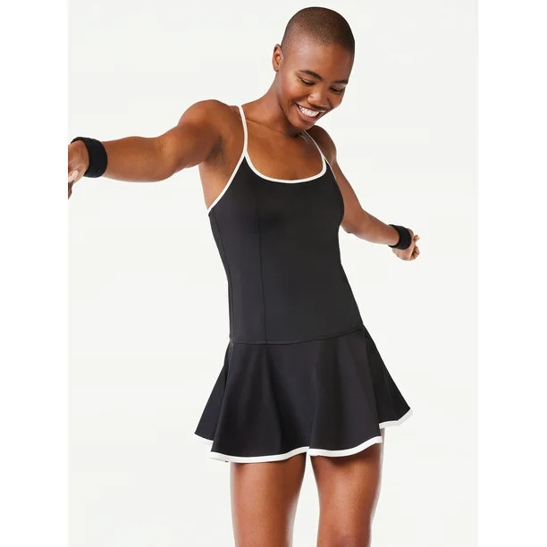 Love & Sports Women’s Game on Tennis Dress, Sizes XS-XXXL | Walmart (US)