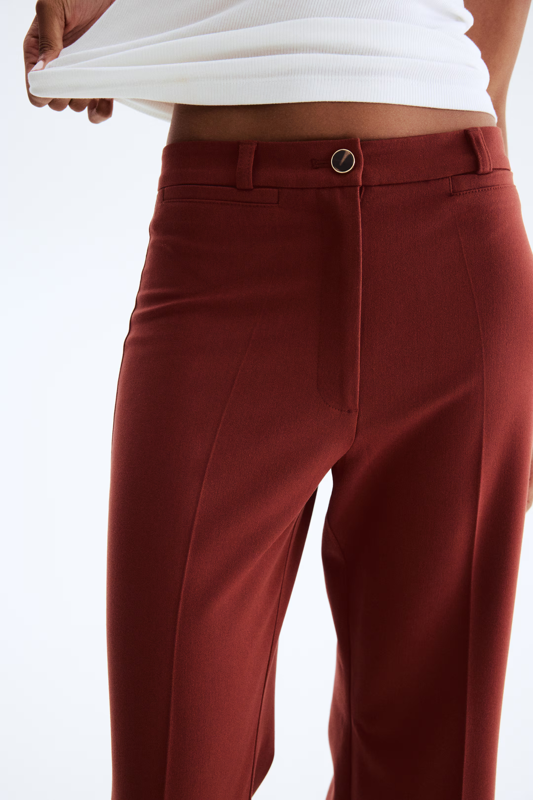 Dress Pants - Rust brown - Ladies | H&M US | H&M (US + CA)