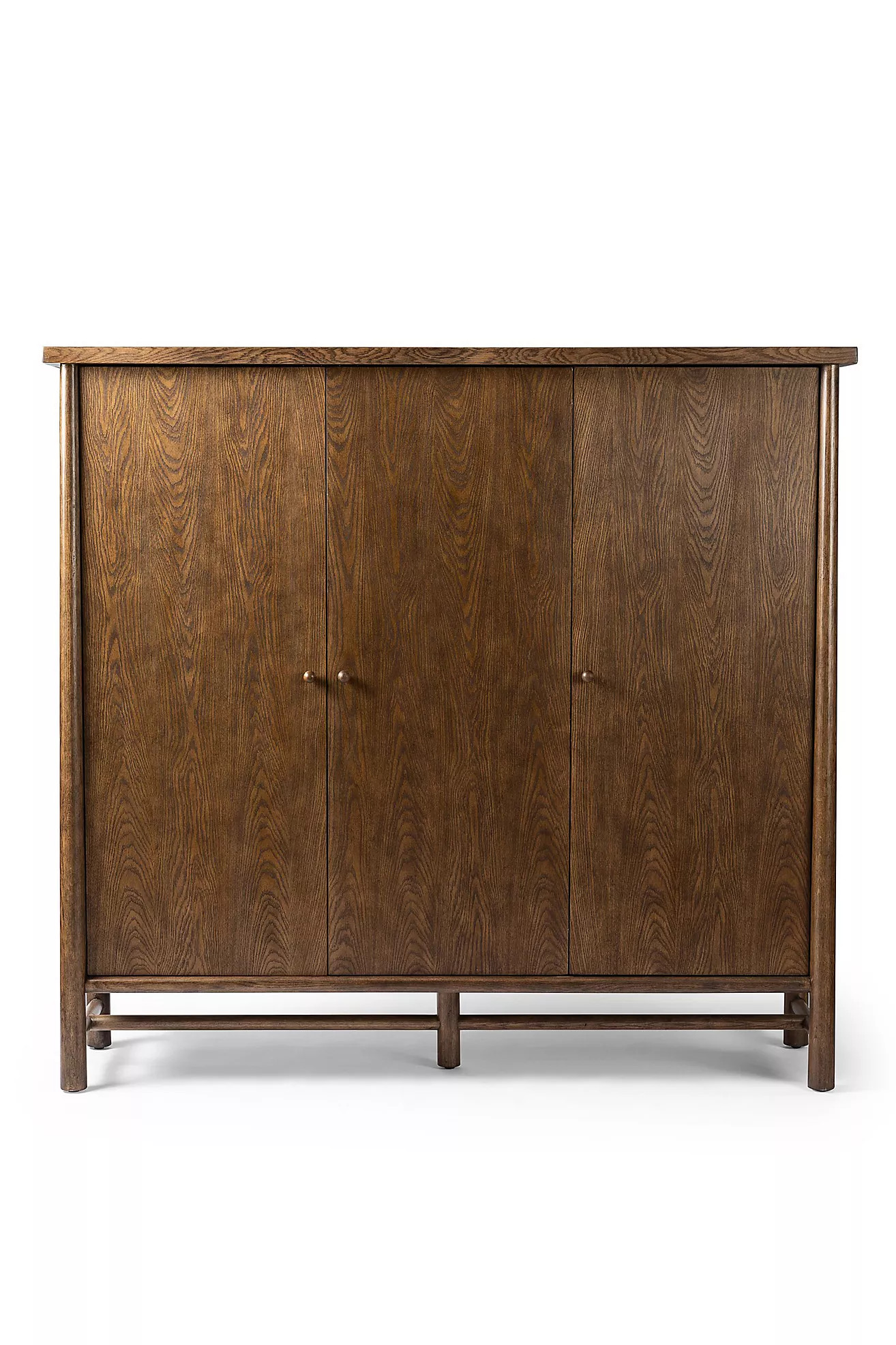 Renaud Oak Three-Door Cabinet | Anthropologie (US)