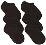 Jefferies Socks baby boys Seamless Boy Capri Liner 6 Pair Pack infant and toddler socks, Black, 12-2 | Amazon (US)