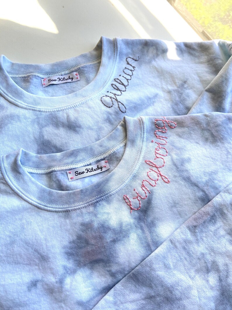 PEARL CUSTOM CREW  Adult and Kids Tie-Dye Custom Embroidered | Etsy | Etsy (US)