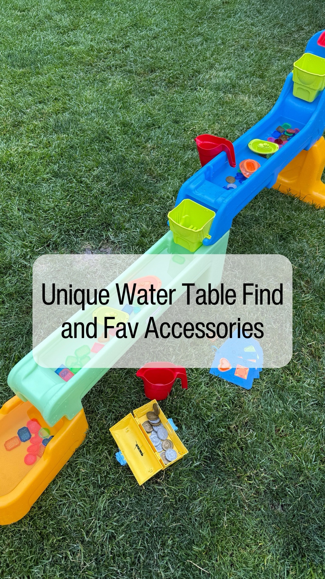 Rushing River Falls is such a unique water table! I love to add a few accessories to extend play time—seek and splash, treasure box, and robo fish are always a hit!

| Outdoor Toys, Water Table, Summer Toys, 2025 Toys |

#LTKHome #LTKKids #LTKFamily